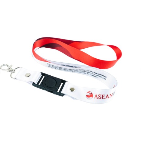 Lanyard Custom Nama & Logo – Solusi Tali ID Profesional