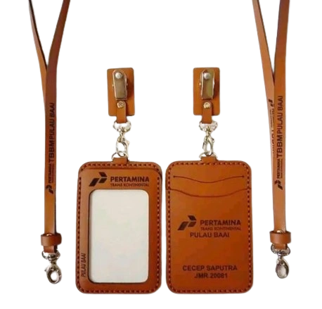 Lanyard kulit custom Kendal