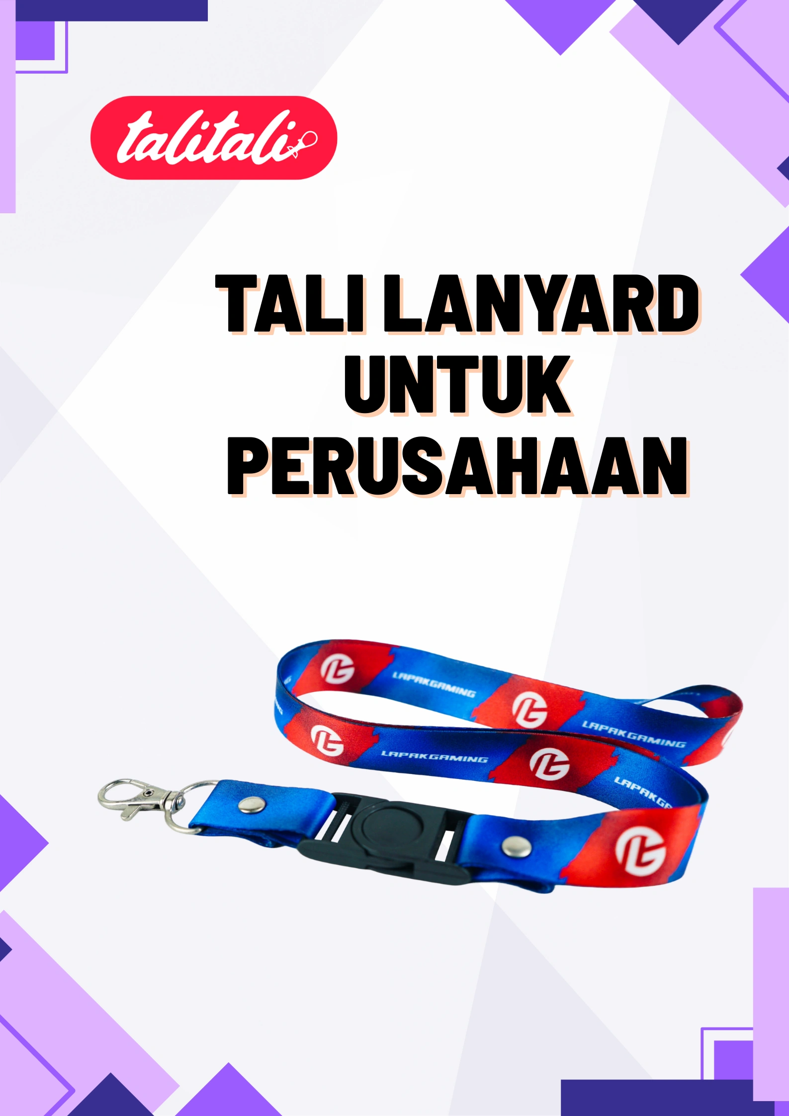Tali Lanyard untuk Perusahaan Kendal