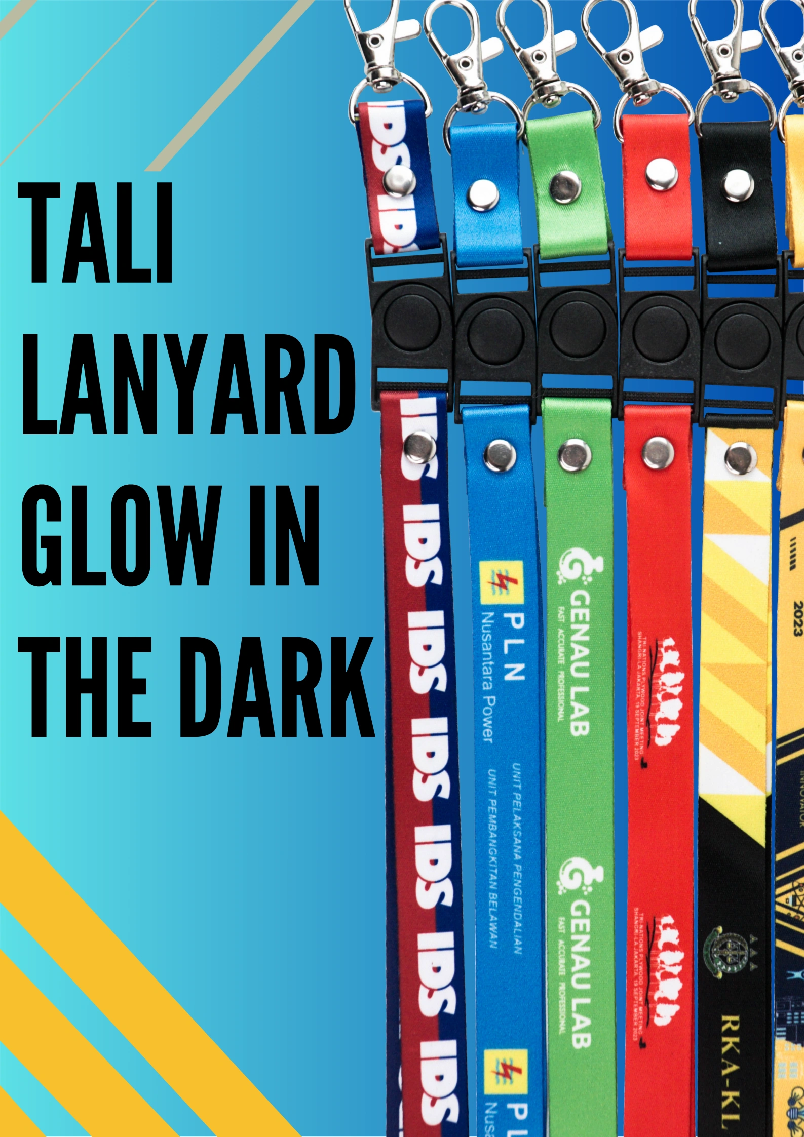 Tali lanyard glow in the dark Kendal