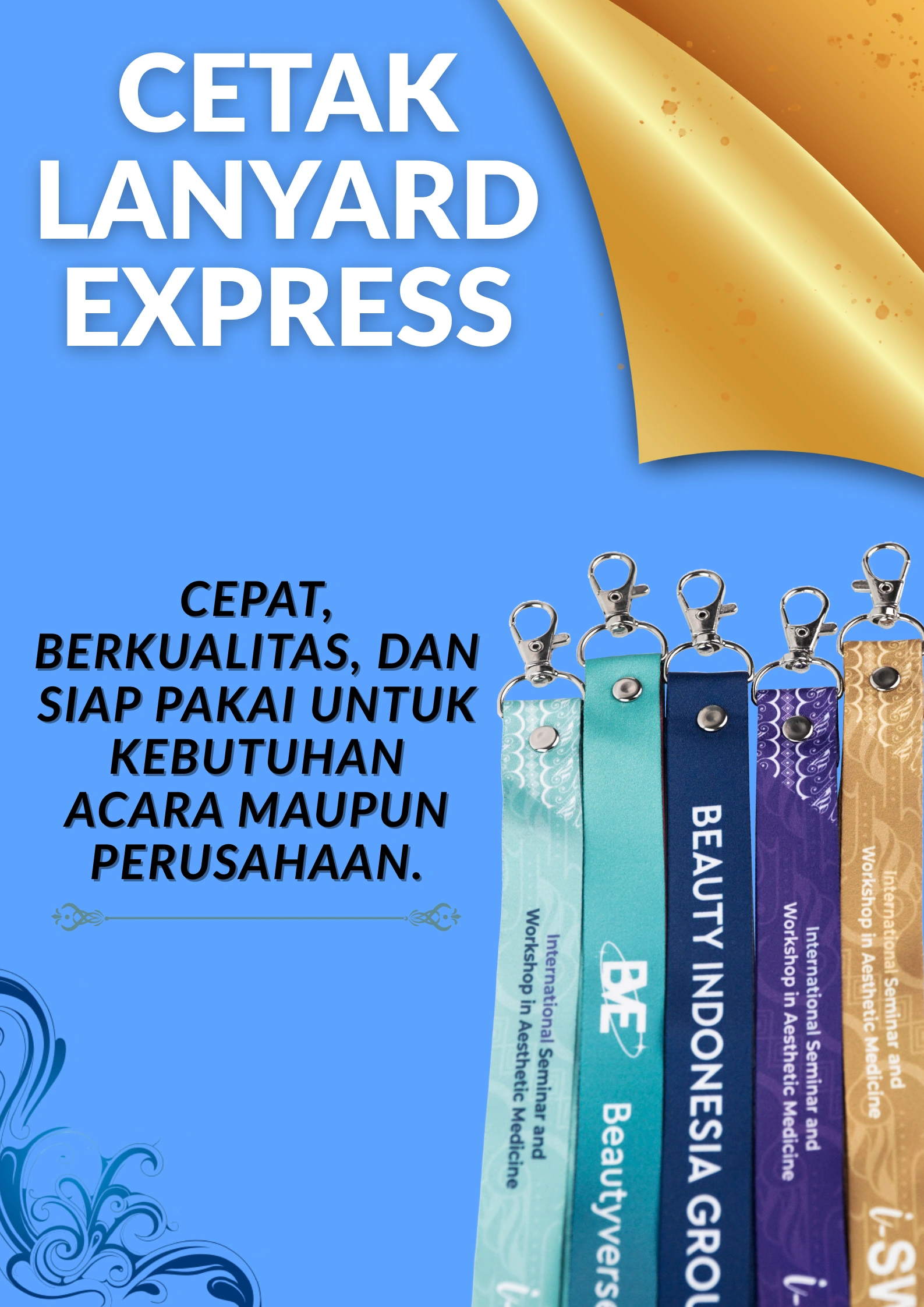 Cetak Lanyard Express Kendal