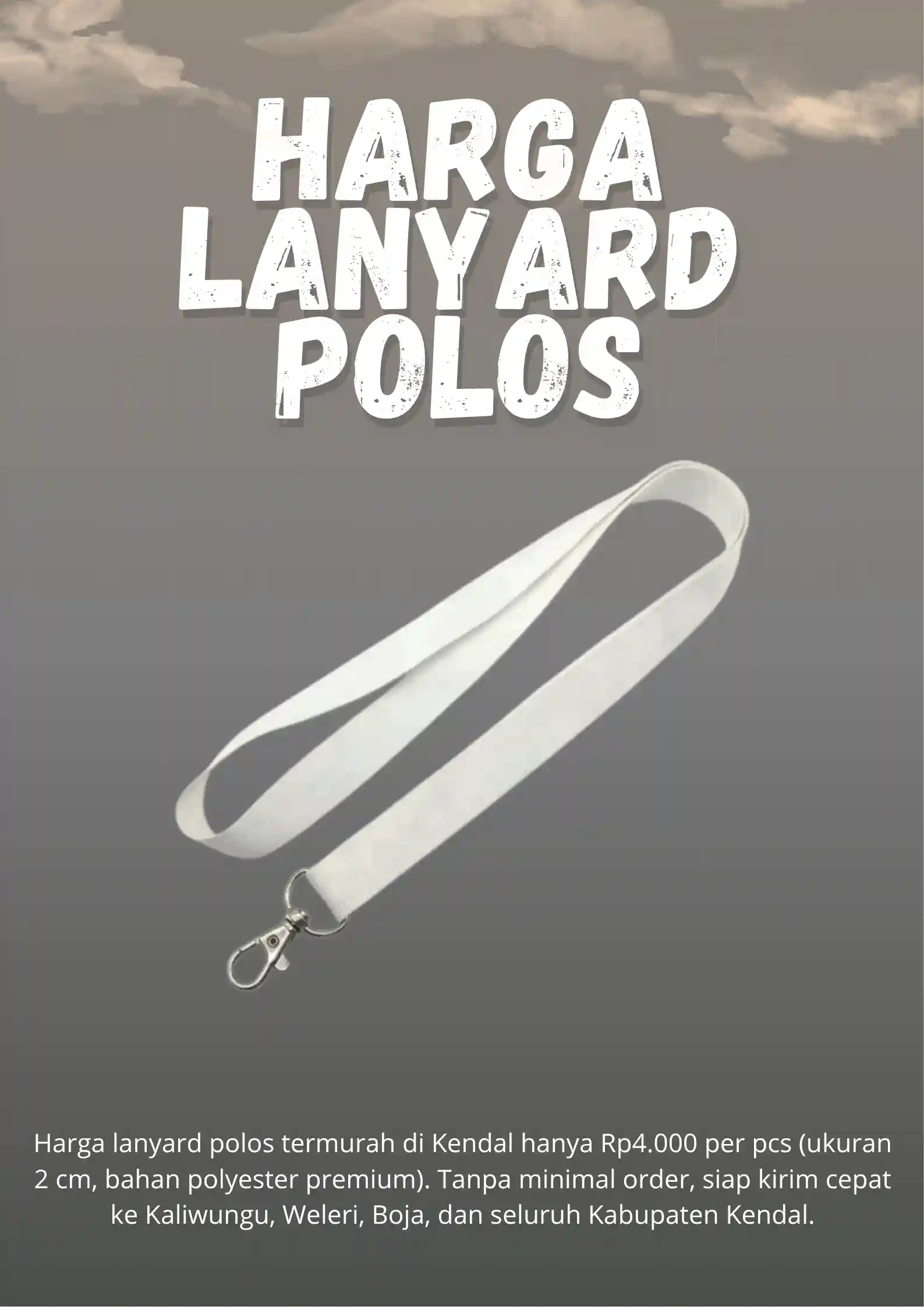 Harga Lanyard Polos Kendal