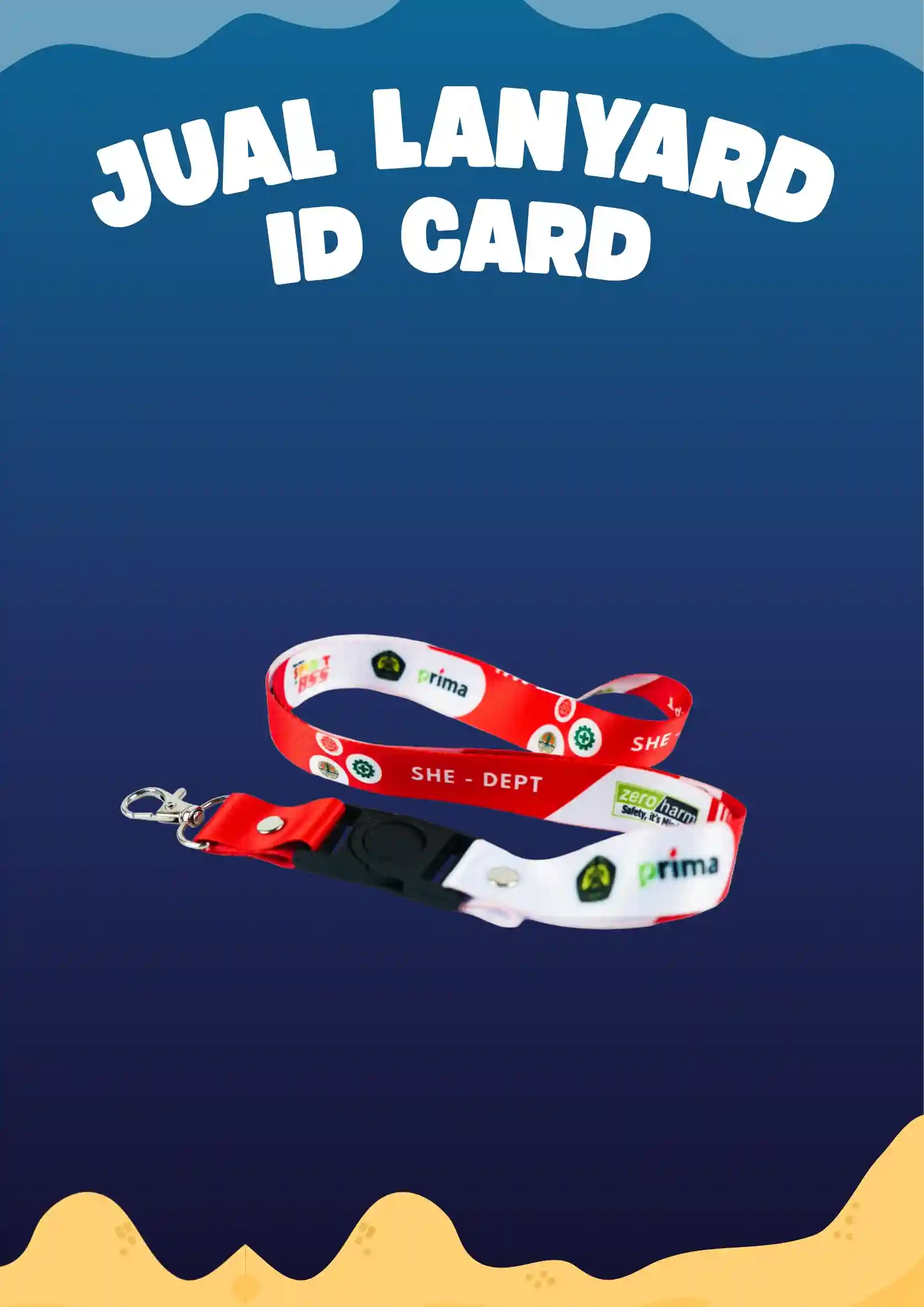 Jual Lanyard ID Card Kendal